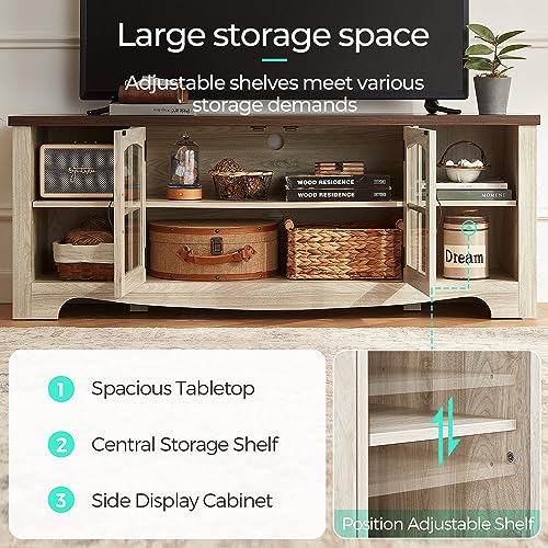 Farmhouse TV Stand for 65 Inch TVs