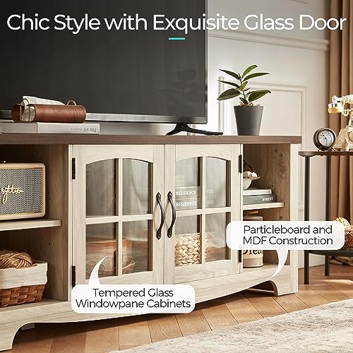 Farmhouse TV Stand for 65 Inch TVs