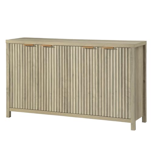 Oxford Fluted Storage Sideboard with Adjustable Shelves