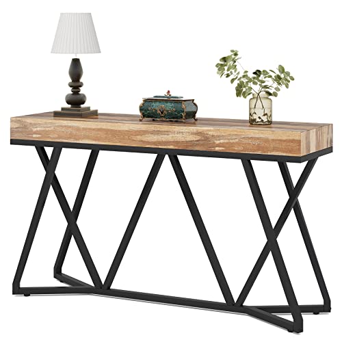 Tribesigns 55" Farmhouse Metal Base Console Table