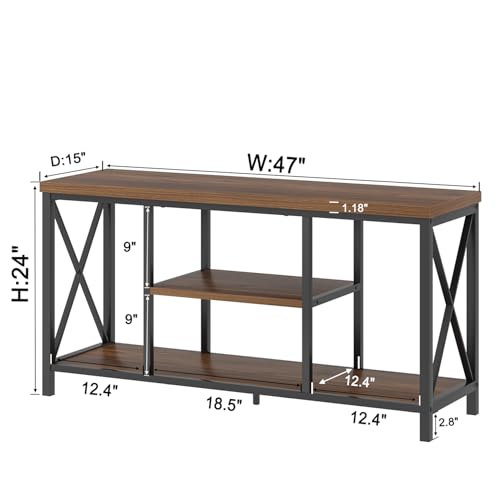 Rustic Modern TV Stand for 55-Inch TVs