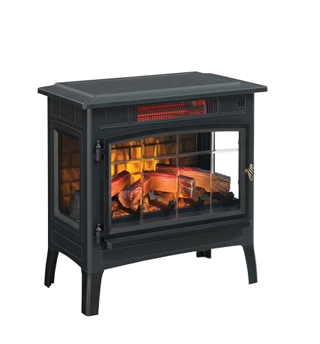 Electric Infrared Quartz Fireplace Stove with 3D Flame