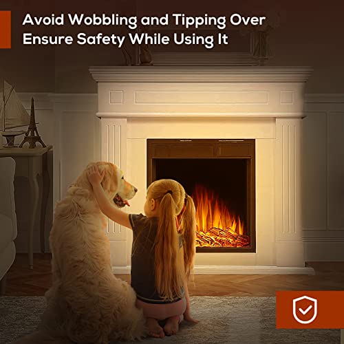 Electric Fireplace TV Stand with Remote Control