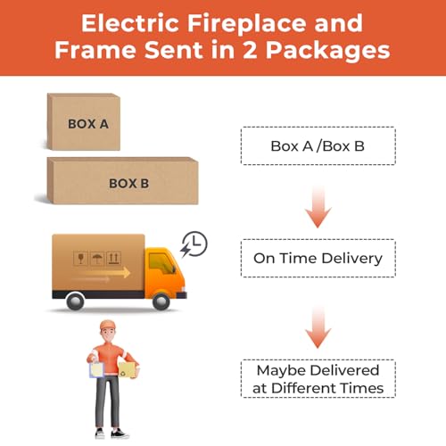 Electric Fireplace TV Stand with Remote Control