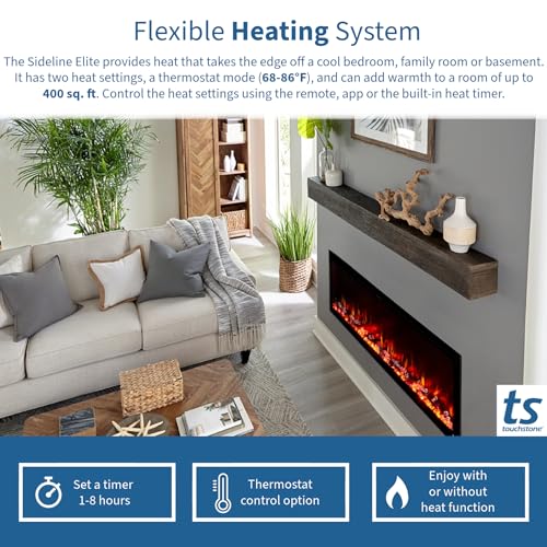 Touchstone Elite 60” Smart Electric Fireplace