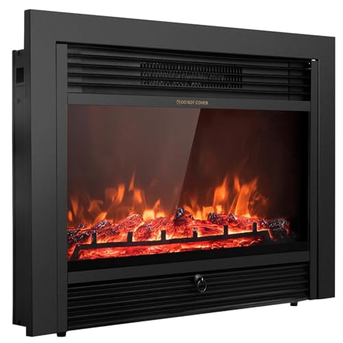 Giantex 28.5" Electric Fireplace Insert with Remote