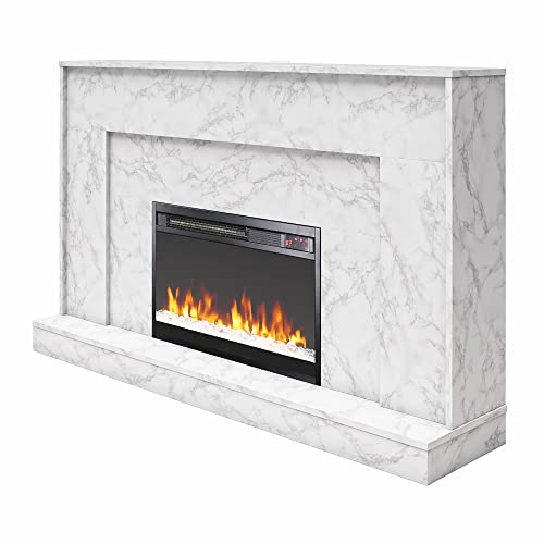 CosmoLiving 52" Electric Fireplace with Mantel & Remote