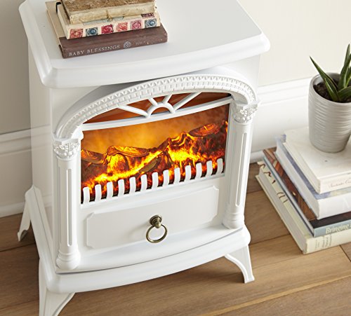 Hamilton Compact Electric Fireplace with 3-D Flame