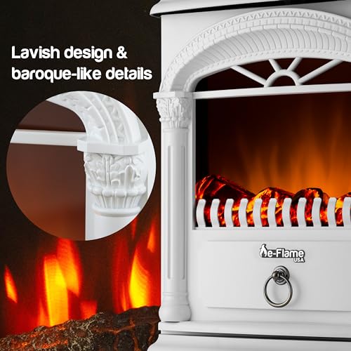 Hamilton Compact Electric Fireplace with 3-D Flame