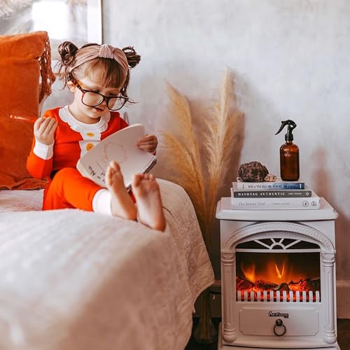 Hamilton Compact Electric Fireplace with 3-D Flame