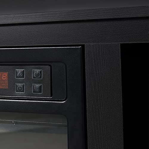 Farmhouse Fireplace TV Stand with Electric Heater