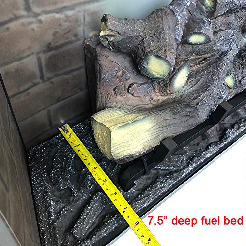 PuraFlame Klaus Electric Fireplace Insert - Black