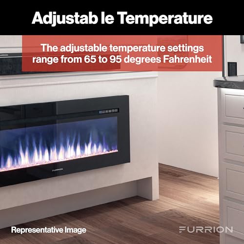 Furrion 30" RV Electric Fireplace - Black
