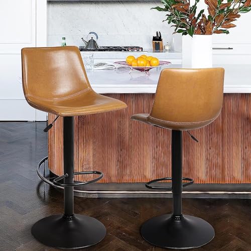 Adjustable Swivel Bar Stools Set of 4