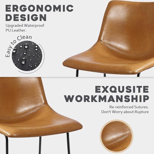 Set of 3 Modern Counter Height Bar Stools