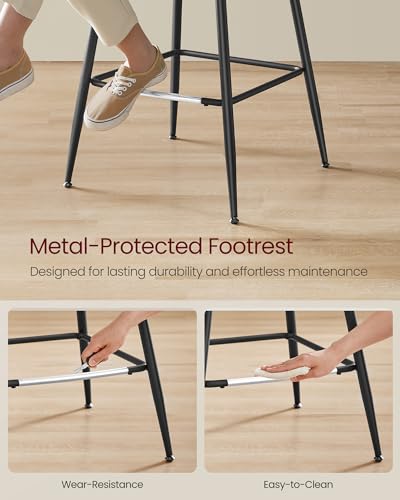 Forest Green Counter Height Bar Stools Set of 2