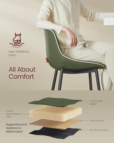 Forest Green Counter Height Bar Stools Set of 2