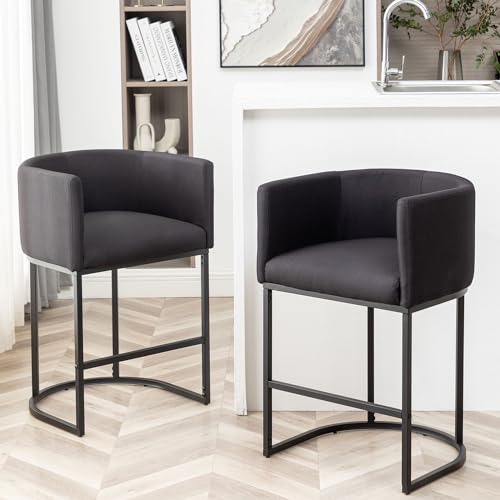 Modern Counter Height Bar Stools Set of 2