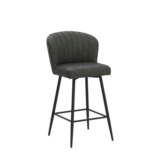 Modern Green Counter Height Bar Stools Set of 2