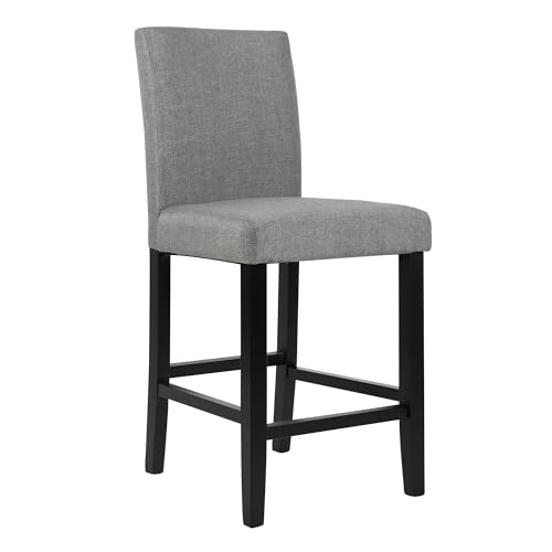 Set of 2 Modern Upholstered Bar Stools