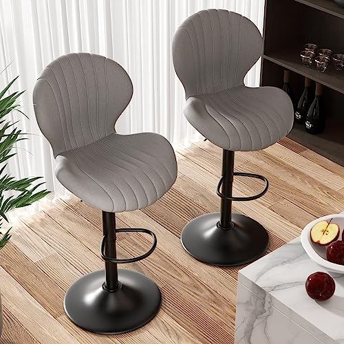 Modern Swivel Bar Stool Set of 3