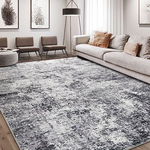 Large Soft Abstract Area Rug for Home Decor