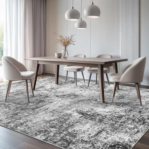 Large Soft Abstract Area Rug for Home Decor