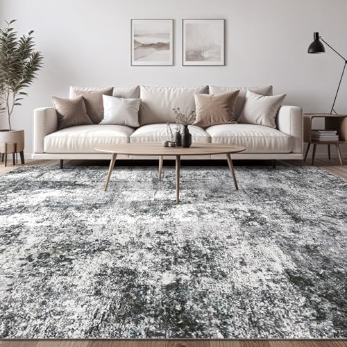 Large Soft Abstract Area Rug for Home Decor