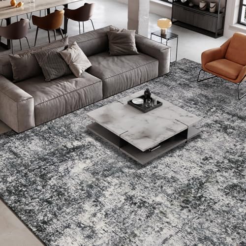 Large Soft Abstract Area Rug for Home Decor