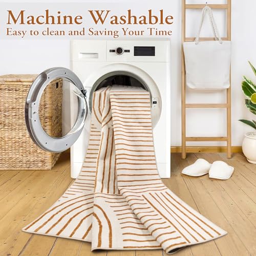 Lahome 8x10 Abstract Non-Slip Soft Rug