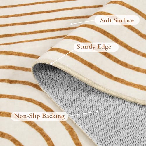 Lahome 8x10 Abstract Non-Slip Soft Rug