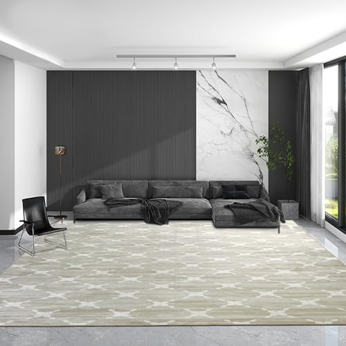 Large Geometric Grille Area Rug for Home