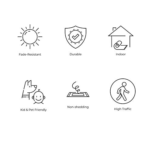 Boho Vintage Diamond Area Rug, Cream/Gray 8x10