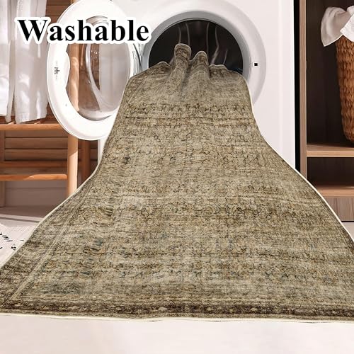 Boho Medallion 8x10 Washable Area Rug