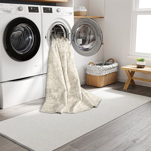 Abstract Washable 6x9 Rug with Anti-Slip Backing