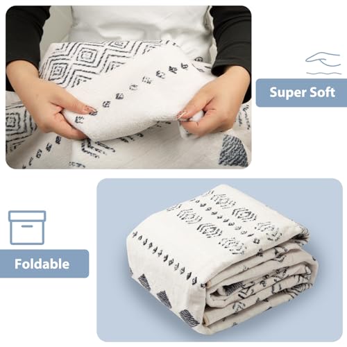 RELEANY Washable Geometric Area Rug