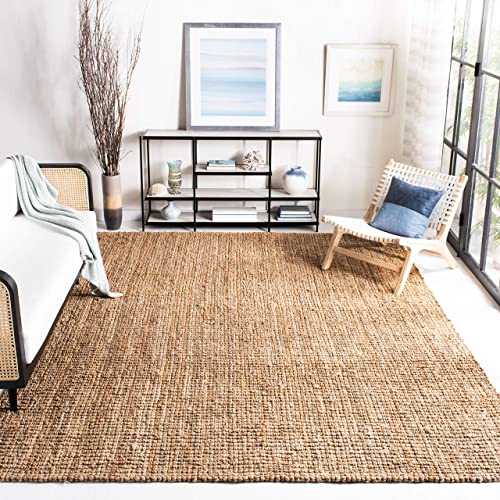 Handmade Natural Fiber Jute Area Rug - 8' x 10