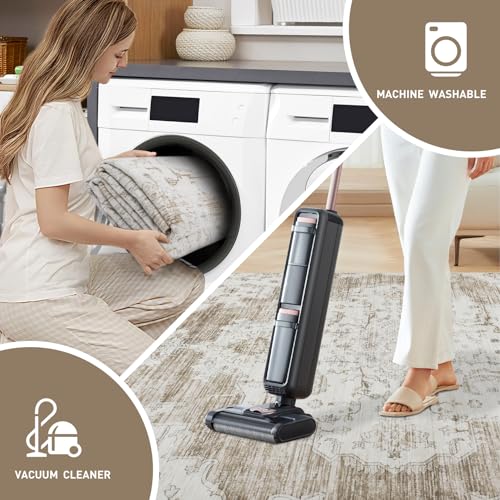 Vintage Rutschfester Wohnzimmerteppich für alle Räume