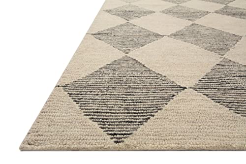 Loloi Francis Beige/Charcoal Area Rug 7'9" x 9'9