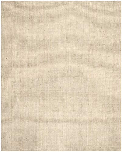 Hand Woven Ivory Jute Area Rug, 10' x 14