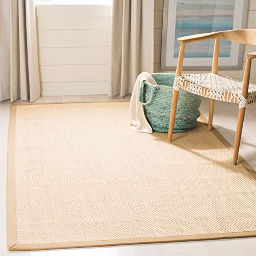 Natural Fiber Area Rug - 9' x 12', Maize Linen