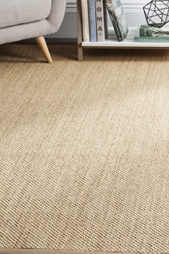 Natural Fiber Area Rug - 9' x 12', Maize Linen