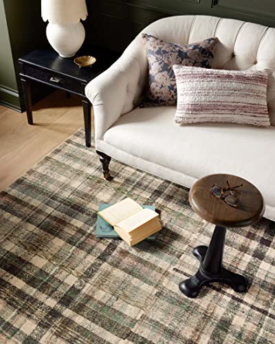 Plaid Area Rug for Living Room & Bedroom