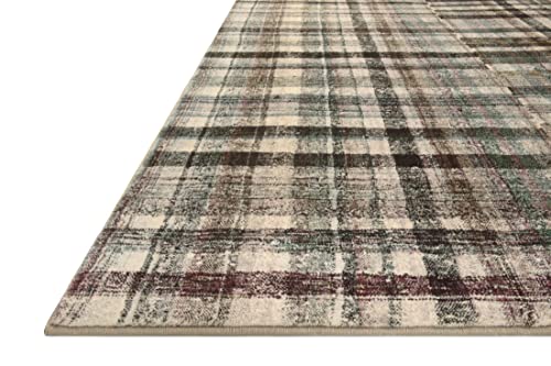 Plaid Area Rug for Living Room & Bedroom