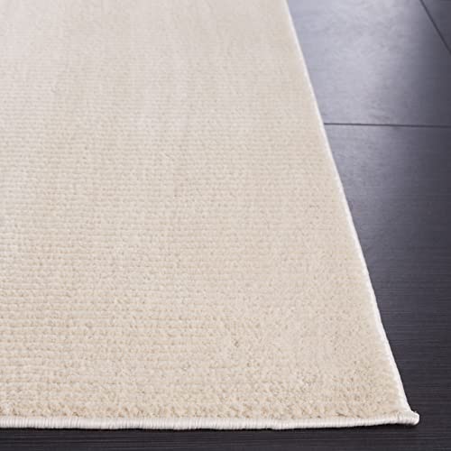 Ivory Solid 9' x 12' Non-Shedding Area Rug