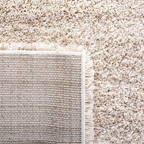 Ivory & Beige Modern Abstract Area Rug 9' x 12