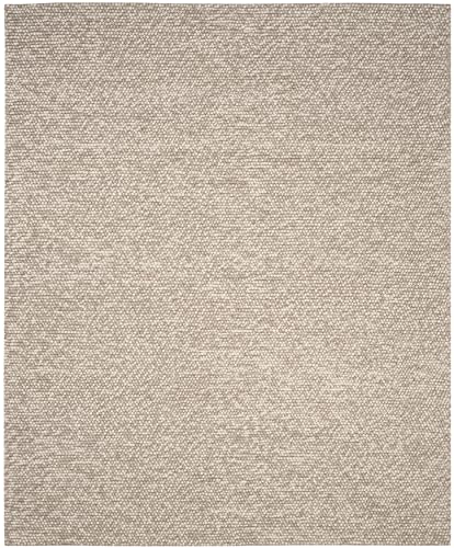 Beige Handmade Wool Area Rug - 9' x 12