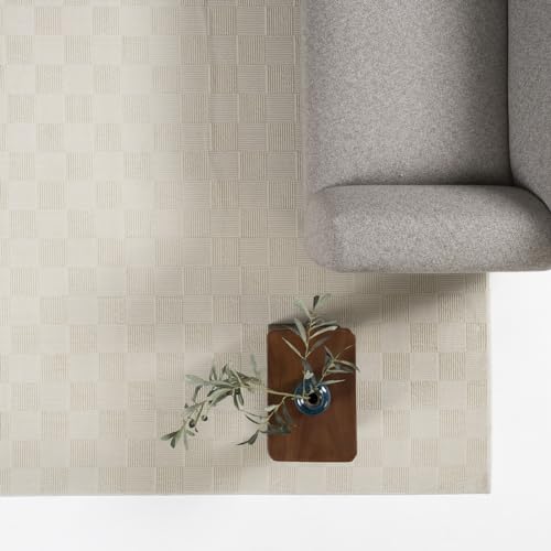 Willow 8'x10' Washable Beige Area Rug