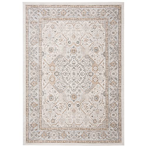 Isabella Oriental Area Rug - 10' x 14' Cream Beige