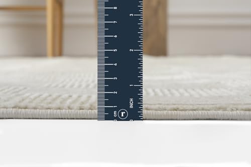 Willow 8'x10' Washable Beige Area Rug